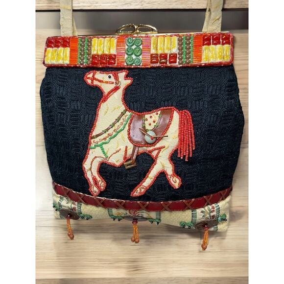 Vintage Mary Frances Western Equestrian Bag - Picture 2 of 13